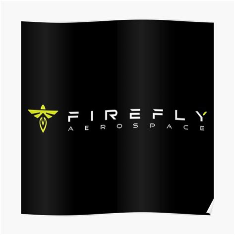 "Firefly Aerospace logo" Poster for Sale by trendistudio | Redbubble