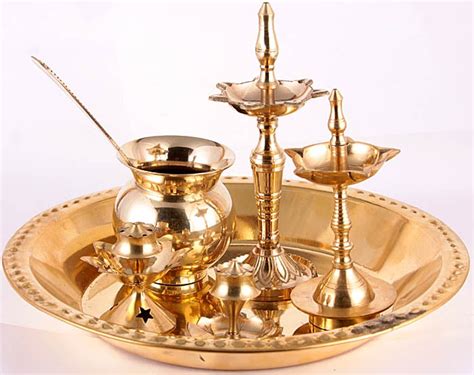 Puja Thali | Exotic India Art