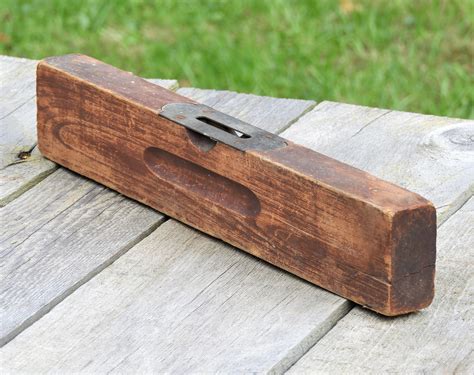 Antique Wooden Level, Stanley Rule & Level Co, 14 Inch Woodworkers Tool ...