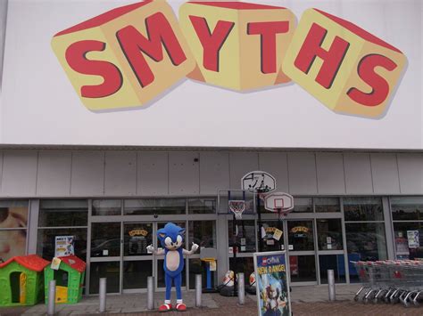 Sonic the Hedgehog at Smyths Toys Superstore in Chadwell Heath