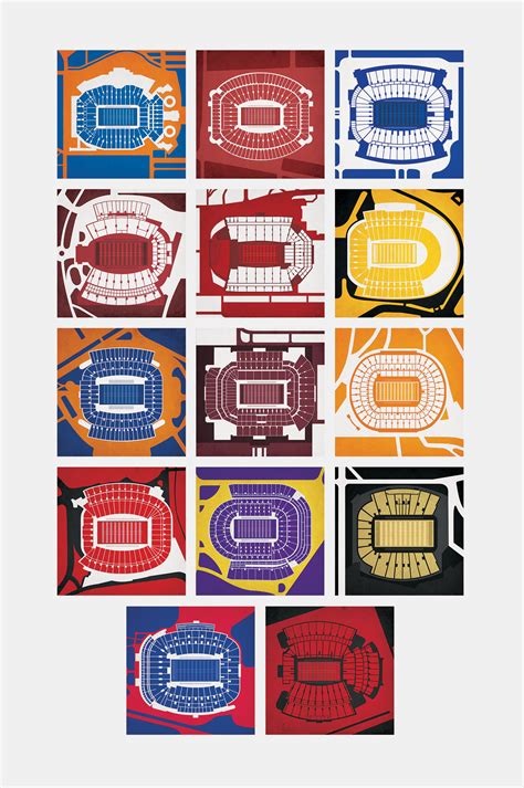 SEC Football Stadium Print - City Prints