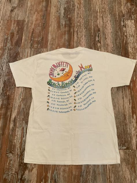 Jimmy Buffett 1999 Beach House On The Moon VINTAGE T-… - Gem