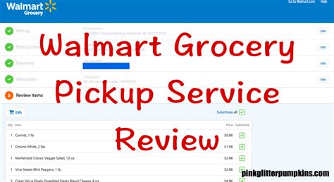 Walmart Grocery Pickup Service Review — Pink Glitter Pumpkins