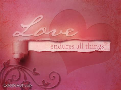 Love Endures All Things