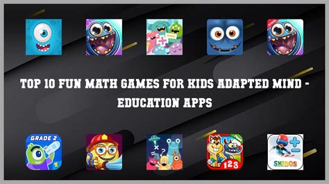 Top 10 Fun Math Games For Kids Adapted Mind Android Apps - YouTube