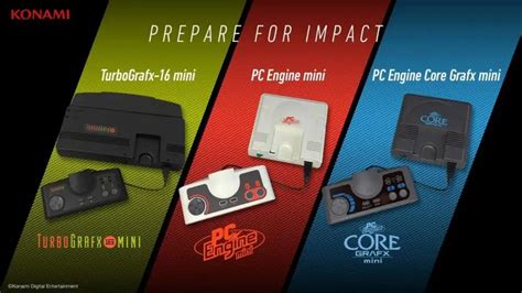 TurboGrafx-16 Mini, PC Engine Mini and PC Engine CoreGrafx Mini Announced by Konami