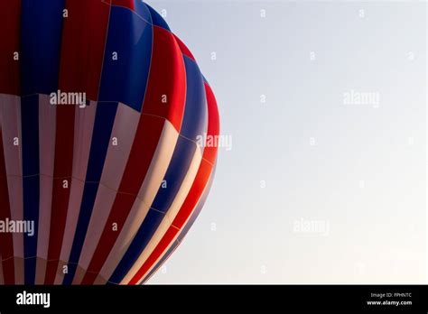 Hot air balloon at sunrise Stock Photo - Alamy