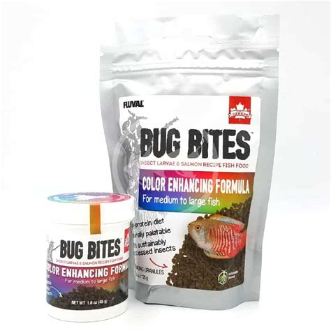 FLUVAL BUG BITES COLOR ENHANCING GRANULE MD LG - Aquatics Unlimited