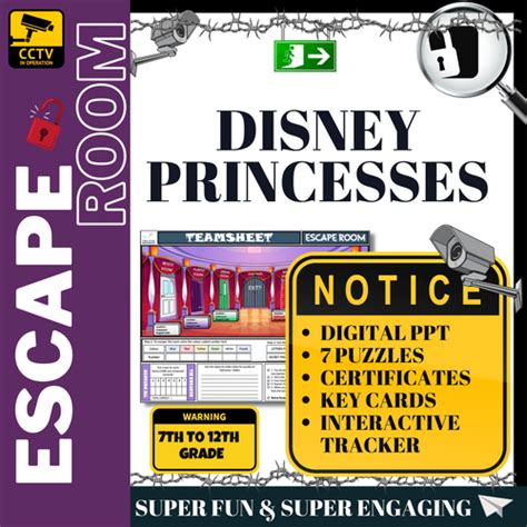 Disney Princesses Escape Room - Amped Up Learning