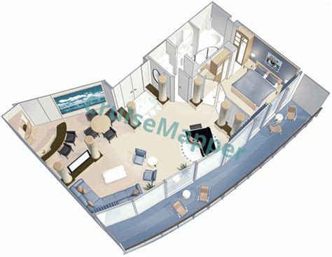 Serenade Of The Seas cabins and suites | CruiseMapper