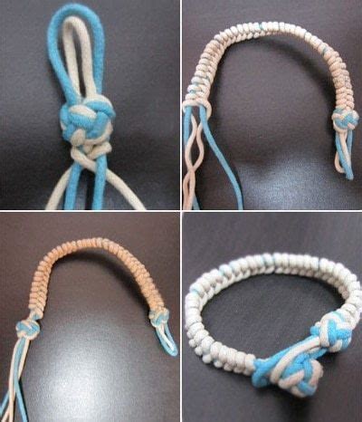 Tutorial On Braided Rope Bracelets · How To Make A Rope Bracelet ...