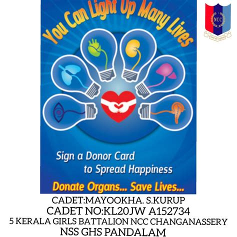 ORGAN DONATION DAY POSTER – India NCC