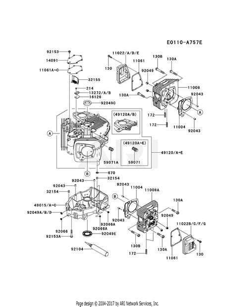 Kawasaki Engine Parts Lookup