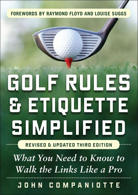 Golf Rules & Etiquette Simplified 3rd Edition (eBook) | Golf rules ...