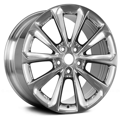 Replace® ALY04696U80 - Cadillac XTS 2013 19" Remanufactured 10 Spokes All Polished Factory Alloy ...