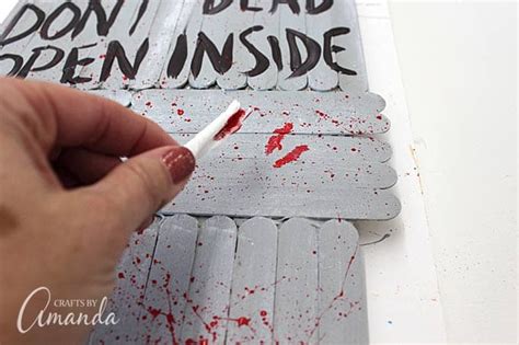 DIY Walking Dead Door: Don't Open, Dead Inside