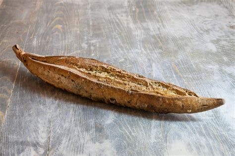 Traditional French Baguette, a Ficelle Flute Type, a Thin Version with ...