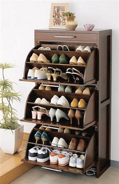 Practical Shoes Rack Design Ideas for Small Homes | Rack design, Shoe storage cabinet, Diy furniture