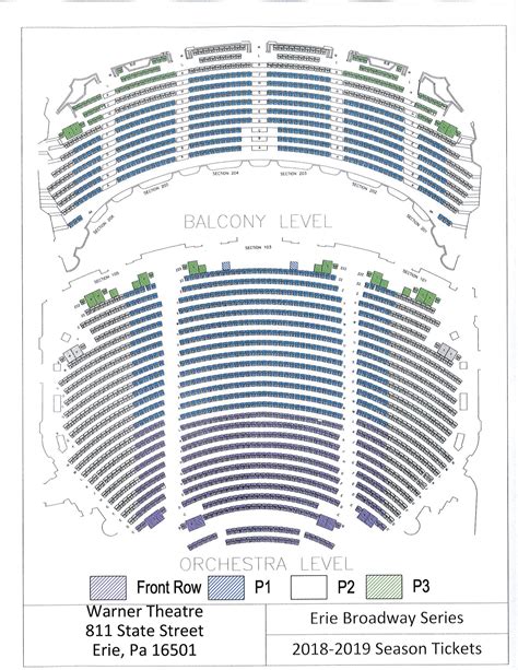 Warner Theatre Seating Chart Erie Pa | Awesome Home