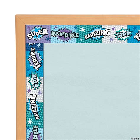 Superhero Bulletin Board Borders - Discontinued