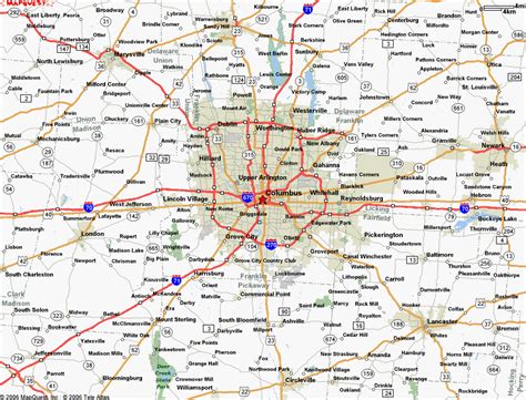 cool Map of Columbus Ohio | Columbus ohio, Map, Ohio