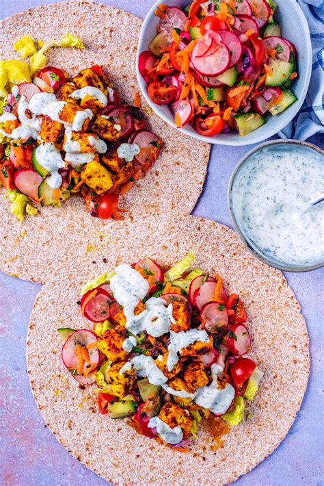 Spiced Paneer Wraps - Hungry Healthy Happy