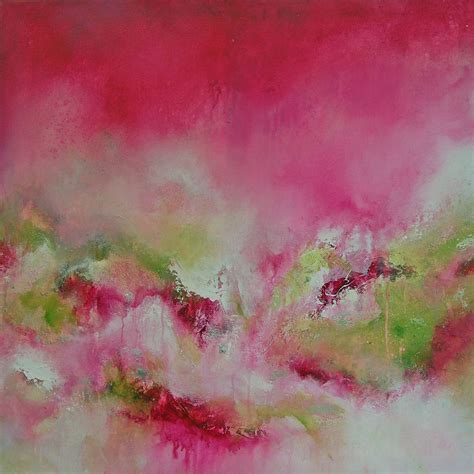 Pin by Colleen Park on Pink & Green Parade | Pink abstract painting, Abstract, Abstract painting