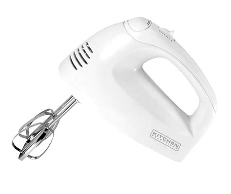 Kitchen Selectives 5-Speed Hand Mixer, White - Walmart.com