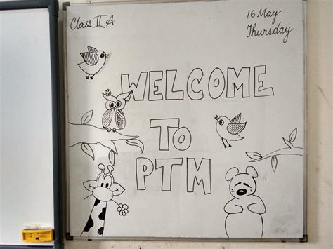 Welcome to PTM | Board decoration, White board decoration ideas, Diy crafts for school