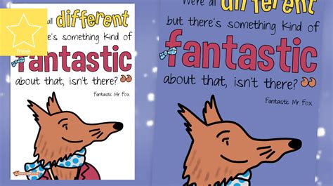 Teacher's Pet » Fantastic Mr Fox Story Book Quote Poster