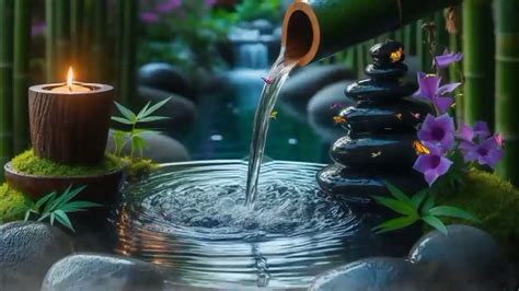 Relaxing Piano Music + Water Sound Flowing, Music For Sleep, Massage, Spa & Meditation, Nature ...