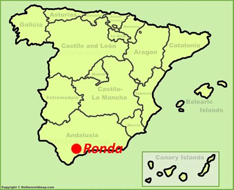 Ronda Map | Spain | Detailed Maps of Ronda