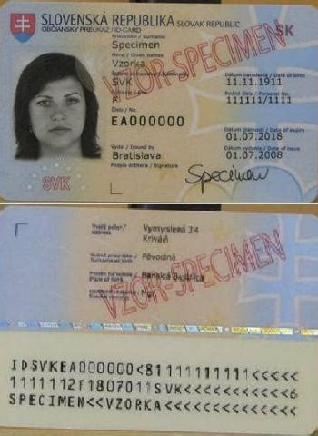 Slovakia | Identity-Cards.net