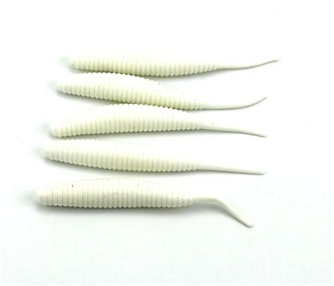 Big Sale 20pcs Grub Worm Fishing Bait Long Tail Fishing Lure Soft Bait ...