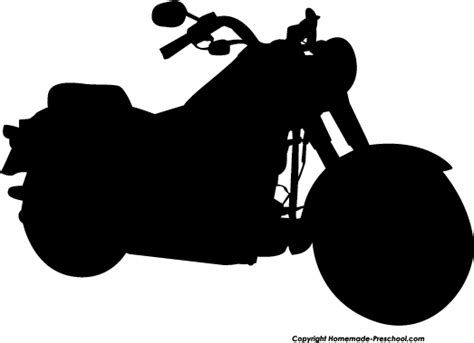 clipart harley motorcycle silhouette - Clip Art Library