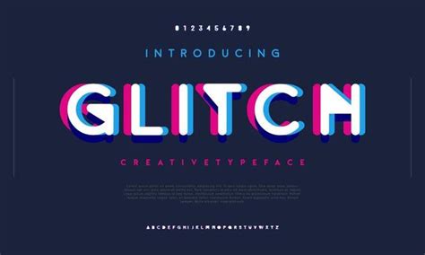 Tech Font Vector Art, Icons, and Graphics for Free Download