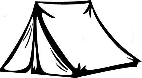 Tent Clipart Black And White Tent Drawing Clip Art Cl - vrogue.co