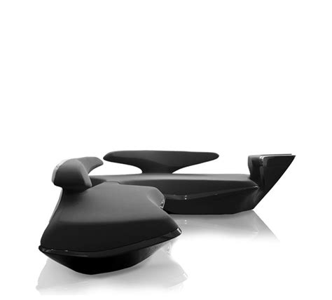 Zaha Hadid Design | Zaha hadid design, Sculptural furniture, Black sofa