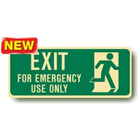 Exit Sign - Exit For Emergency Use Only