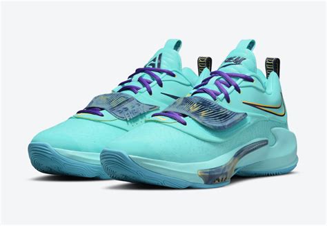 Nike Zoom Freak 3 Aqua DA0695-400 Release Date - SBD