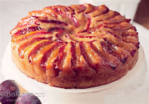 Upside-down Plum Cake - Recipe - The Answer is Cake