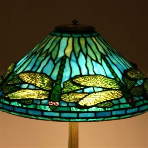 Custom Made Dragonfly Lampshade On Stick Base