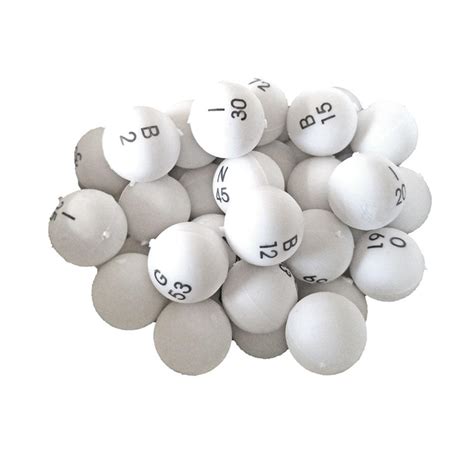 Small Bingo Ball Set (0.5") - White – Wholesale Bingo Supplies