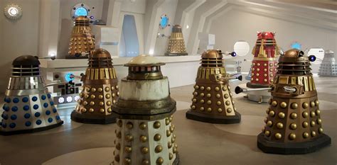 Girl With Doctor Who Daleks