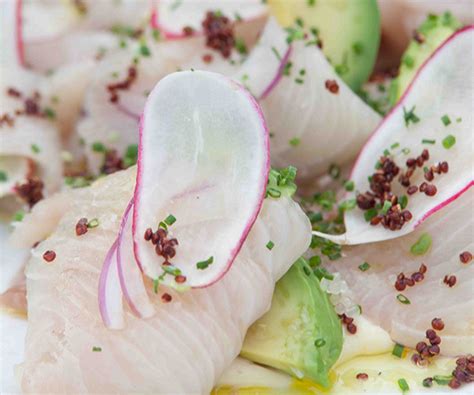 Hiramasa Crudo with Yuzu Kosho & Fried Quinoa – Moveable Feast