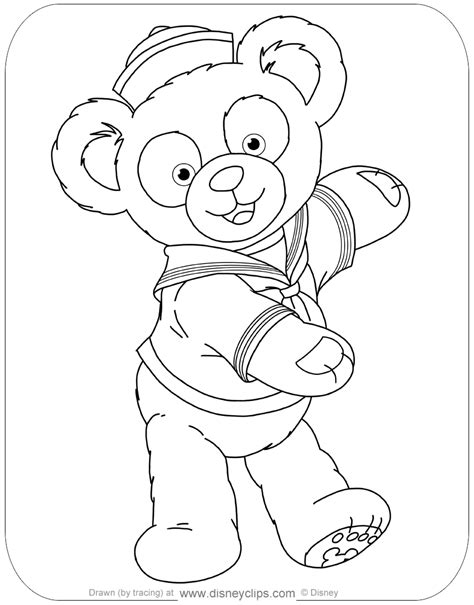 16 Duffy the Bear & Friends Coloring Pages | Disneyclips.com