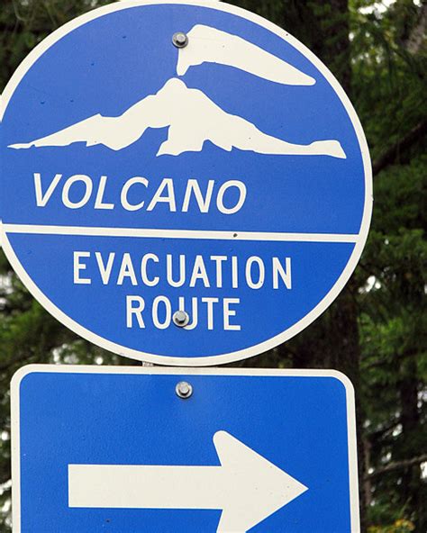 Volcano Evacuation Sign | 2394 | Eric Rosenbaum | Flickr