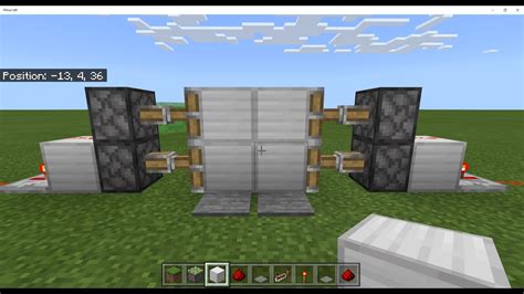 How to make a 2x2 piston door - YouTube