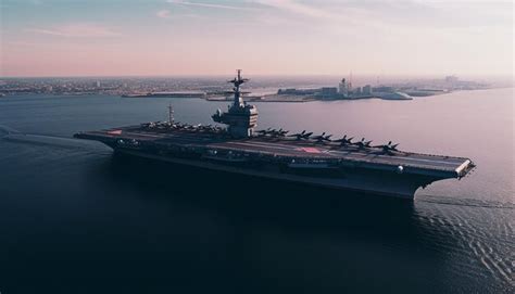 Premium Photo | Photography view from drone aircraft carrier