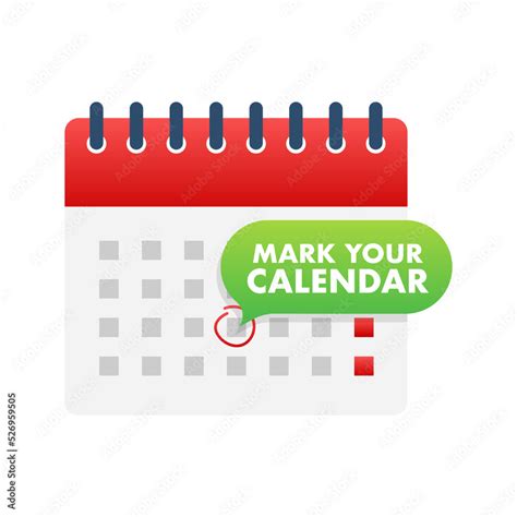 Mark your calendar for landing page design. Calendar reminder. Check ...